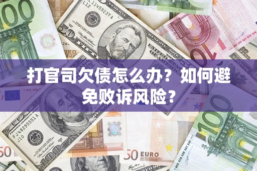 武汉打官司欠债怎么办？如何避免败诉风险？