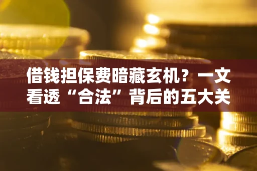 武汉借钱担保费暗藏玄机？一文看透“合法”背后的五大关键陷阱