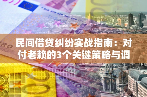 武汉民间借贷纠纷实战指南：对付老赖的3个关键策略与调解盲区解析
