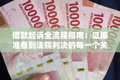 武汉借款起诉全流程指南：证据准备到法院判决的每一个关键步骤